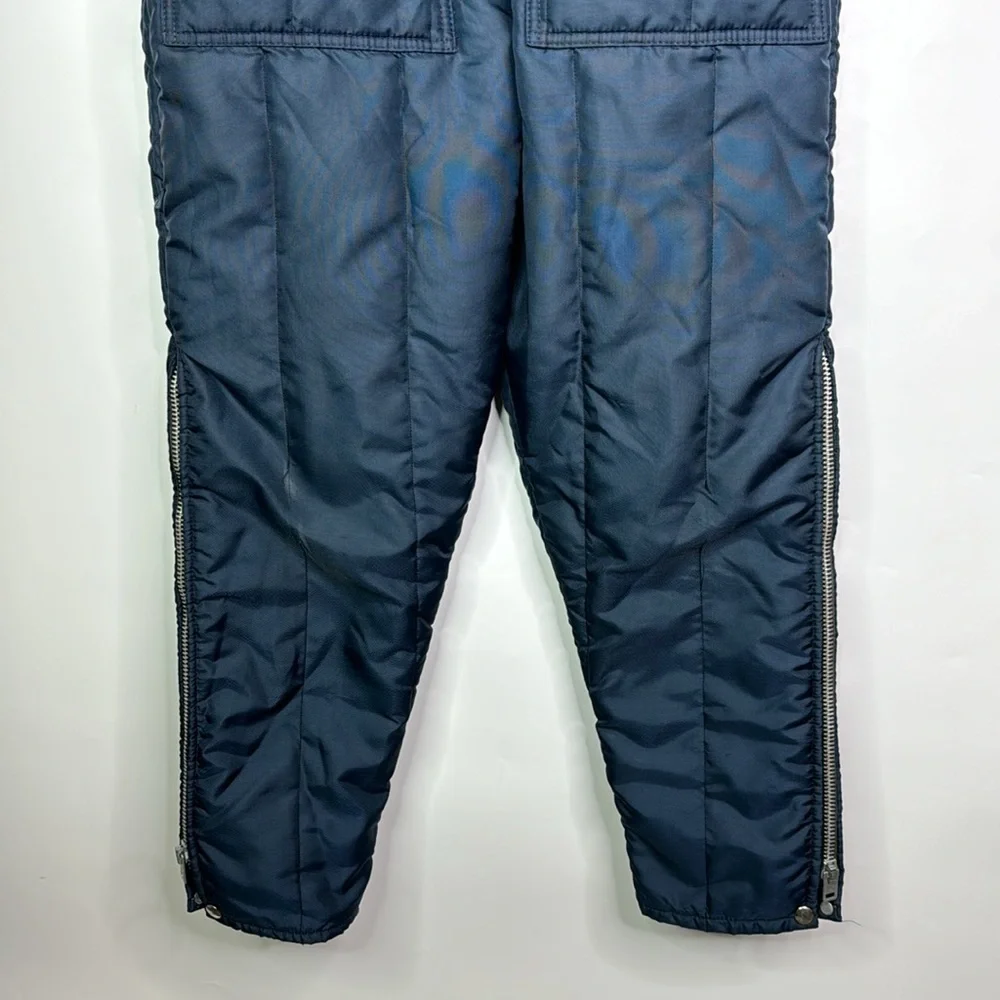 Vintage Snow Shield By Samco Blue Snowmobile Snowsuit Ice Fishing Suit Small